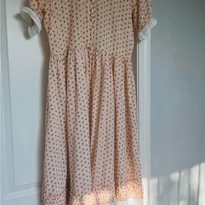 Floral Pink Kids Dress